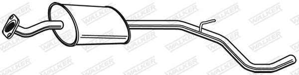 Silencieux central WALKER 23653