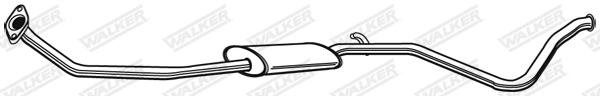 Silencieux central WALKER 22890