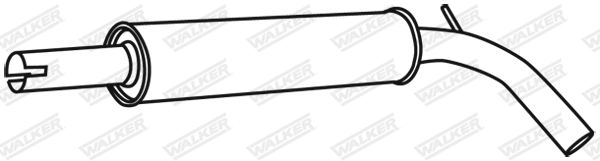 Silencieux central WALKER 71335