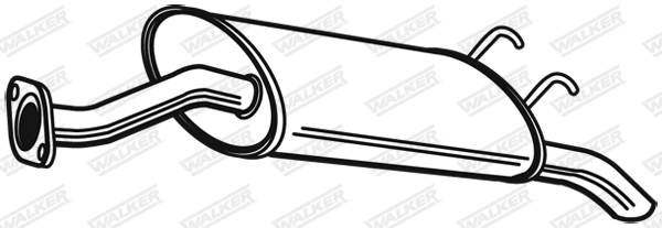 Silencieux arrière WALKER 23189