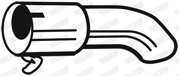 Déflecteur de sortie d´échappement WALKER 07559