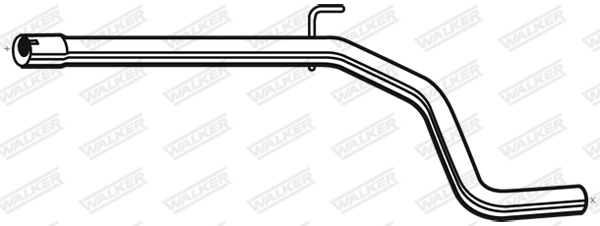 Tuyau d'échappement WALKER 10555
