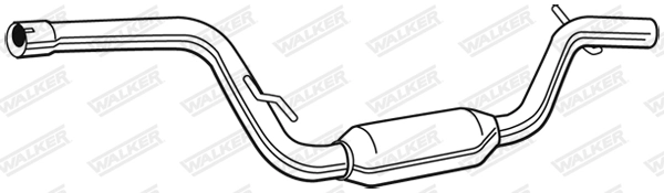 Silencieux central WALKER 23060