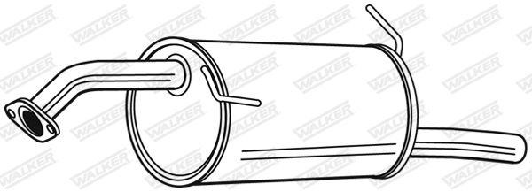 Silencieux arrière WALKER 23857