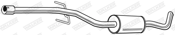 Silencieux central WALKER 23085