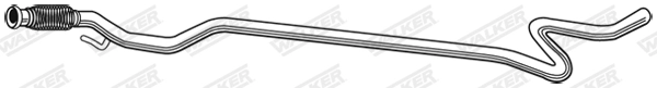 Tuyau d'échappement WALKER 10444