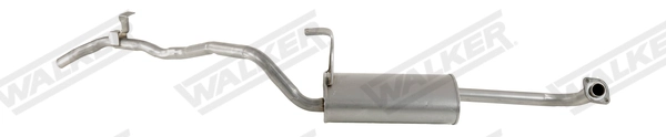 Silencieux arrière WALKER 14393