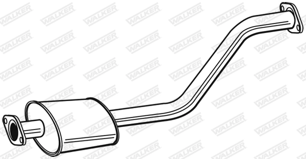 Silencieux central WALKER 23012