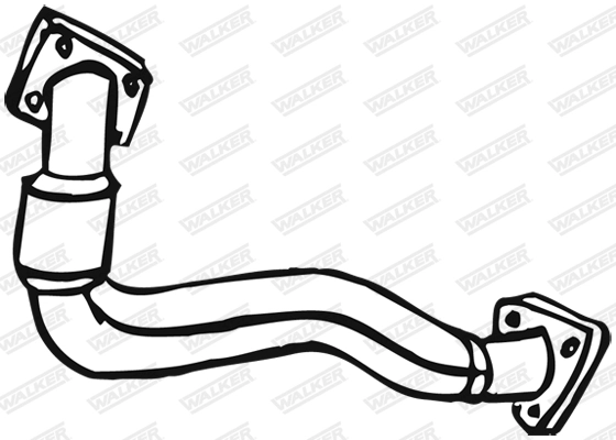 Tuyau d'échappement WALKER 03488