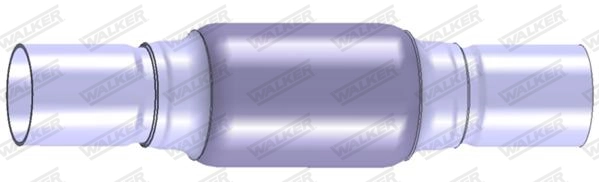 Tube ondulé, système d'échappement WALKER 10412