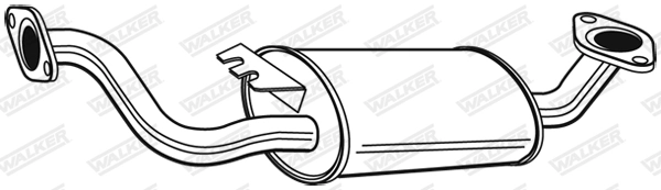 Silencieux central WALKER 22586