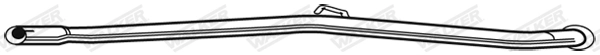 Tuyau d'échappement WALKER 98752