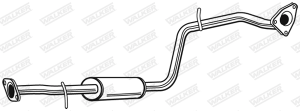 Silencieux central WALKER 21437