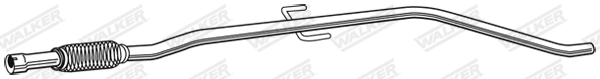 Tuyau d'échappement WALKER 10478