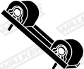 Suspension, échappement WALKER 80418
