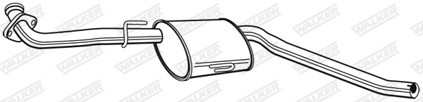 Silencieux central WALKER 22580