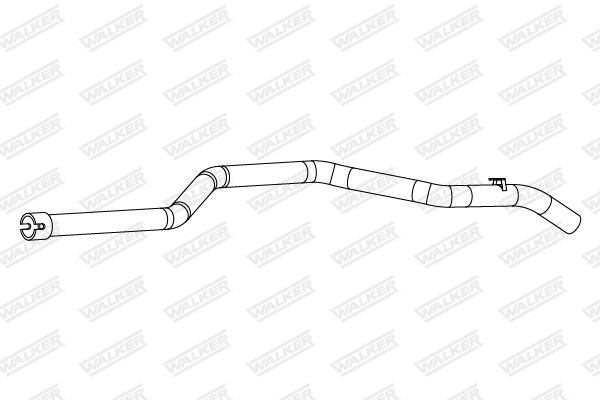 Tuyau d'échappement WALKER 10907