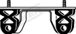Suspension, échappement WALKER 80817