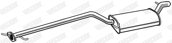 Silencieux central WALKER 71038