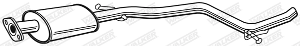 Silencieux central WALKER 22820