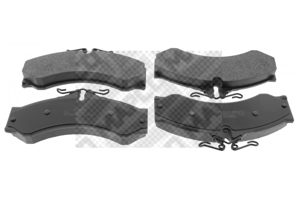 Kit de plaquettes de frein, frein à disque MAPCO 6749