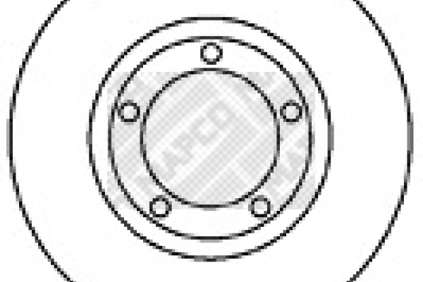 Disque de frein MAPCO 25511