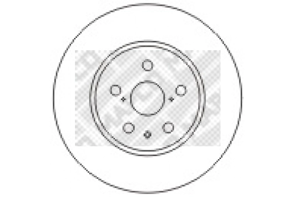 Disque de frein MAPCO 25560