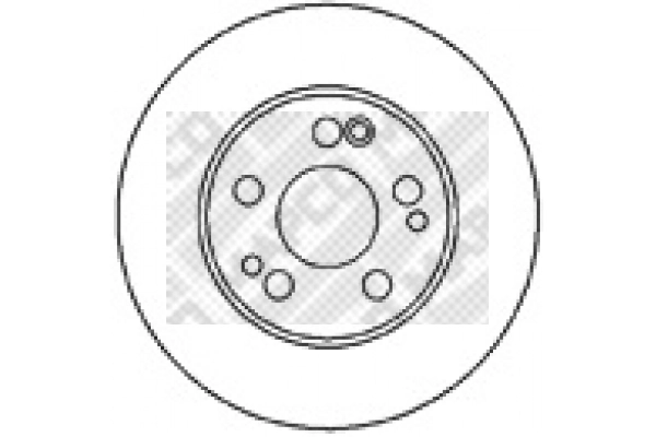 Disque de frein MAPCO 15802