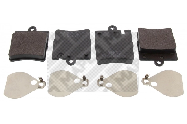 Kit de plaquettes de frein, frein à disque MAPCO 6705