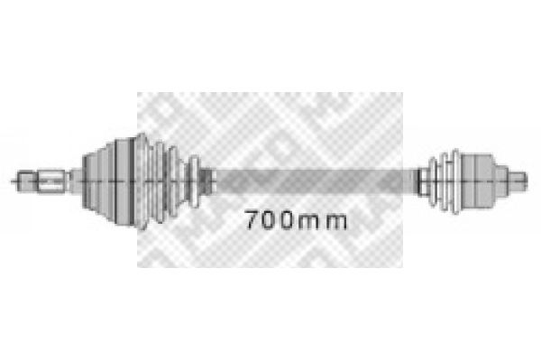 Arbre de transmission MAPCO 16102