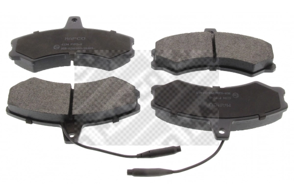 Kit de plaquettes de frein, frein à disque MAPCO 6194