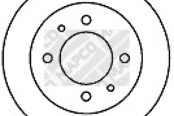 Disque de frein MAPCO 25517