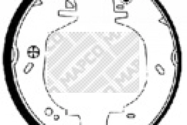 Jeu de mâchoires de frein MAPCO 8828