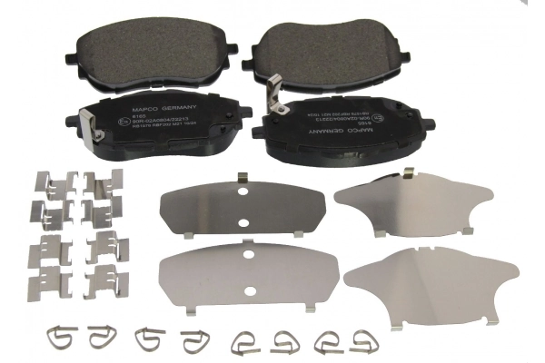 Kit de plaquettes de frein, frein à disque MAPCO 6165