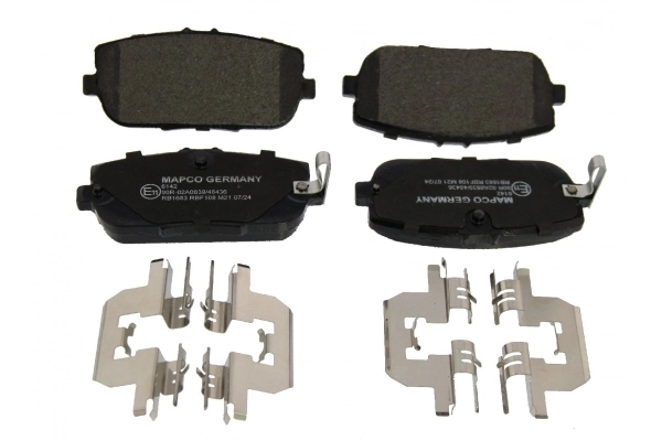 Kit de plaquettes de frein, frein à disque MAPCO 6142