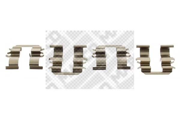 Kit d'accessoires, plaquette de frein à disque MAPCO 9326