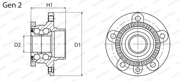 MOOG VO-WB-11058