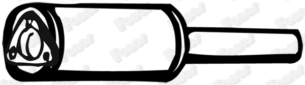 Silencieux avant FONOS 610206