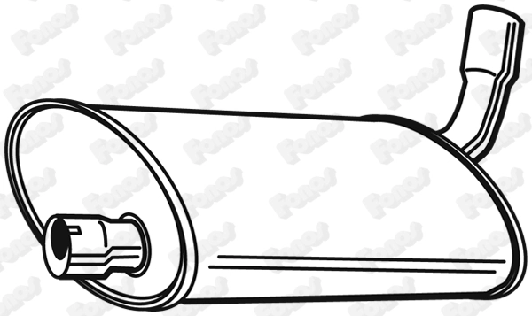 Silencieux central FONOS 610648