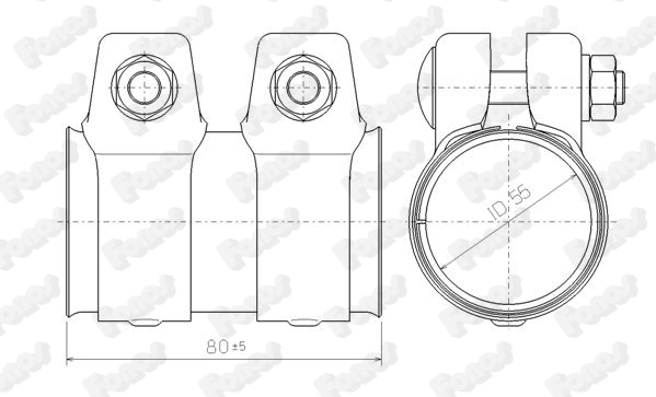 Pipe Connector, exhaust system