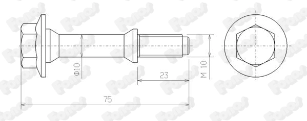 Bolt, exhaust system