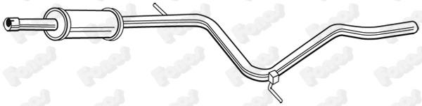 Silencieux central FONOS 610643