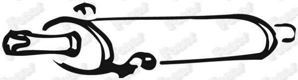 Silencieux central FONOS 610158