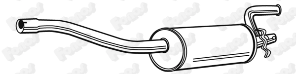 Silencieux arrière FONOS 610304