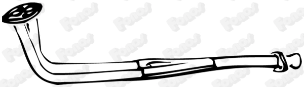 Tuyau d'échappement FONOS 1083