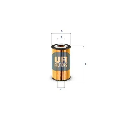 UFI 25.249.00 — Фільтр масляний