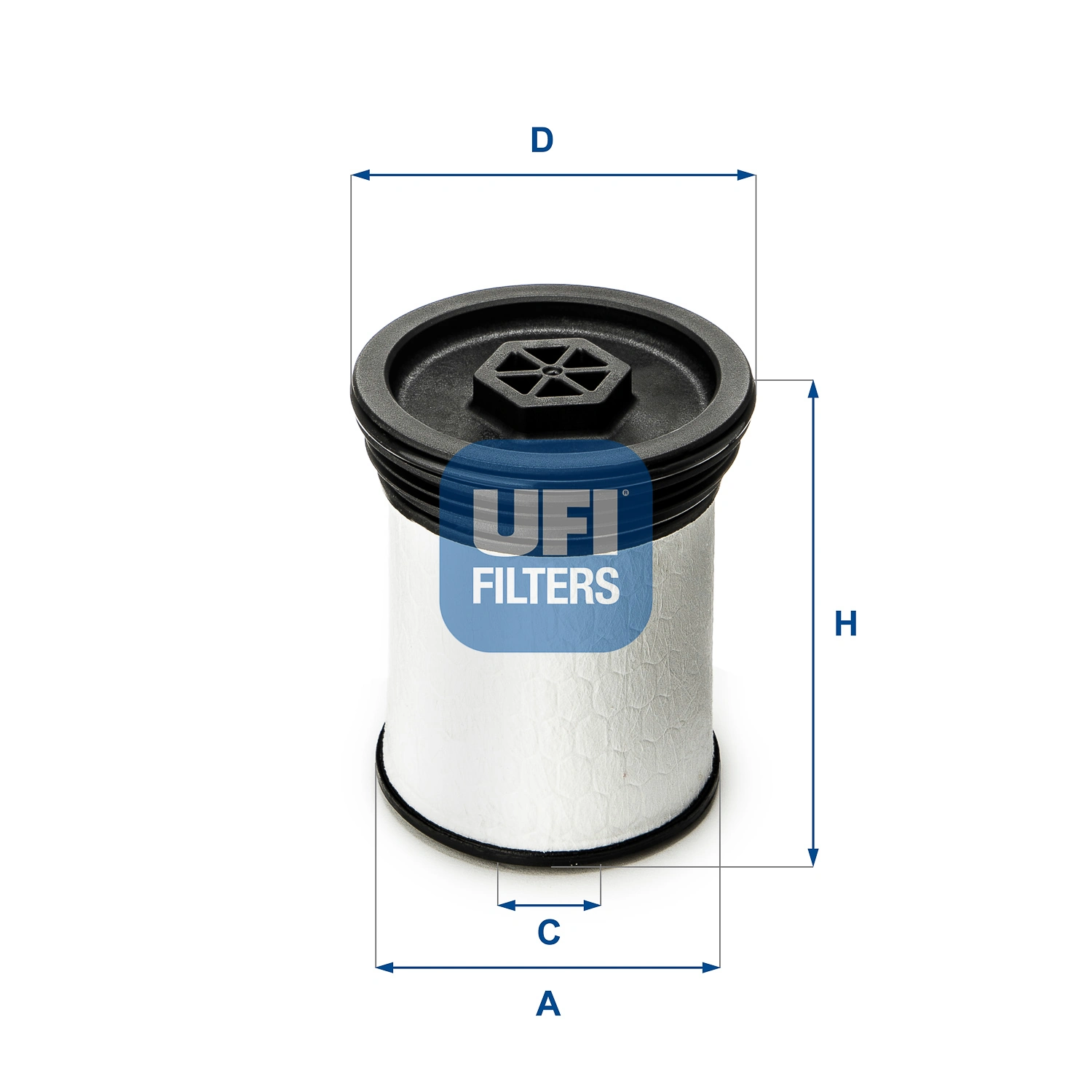 UFI 26.019.01 — Фільтр паливний JEEP CHEROKEE 2.0-3.0 CRD 10- (OE) (вир-во UFI)