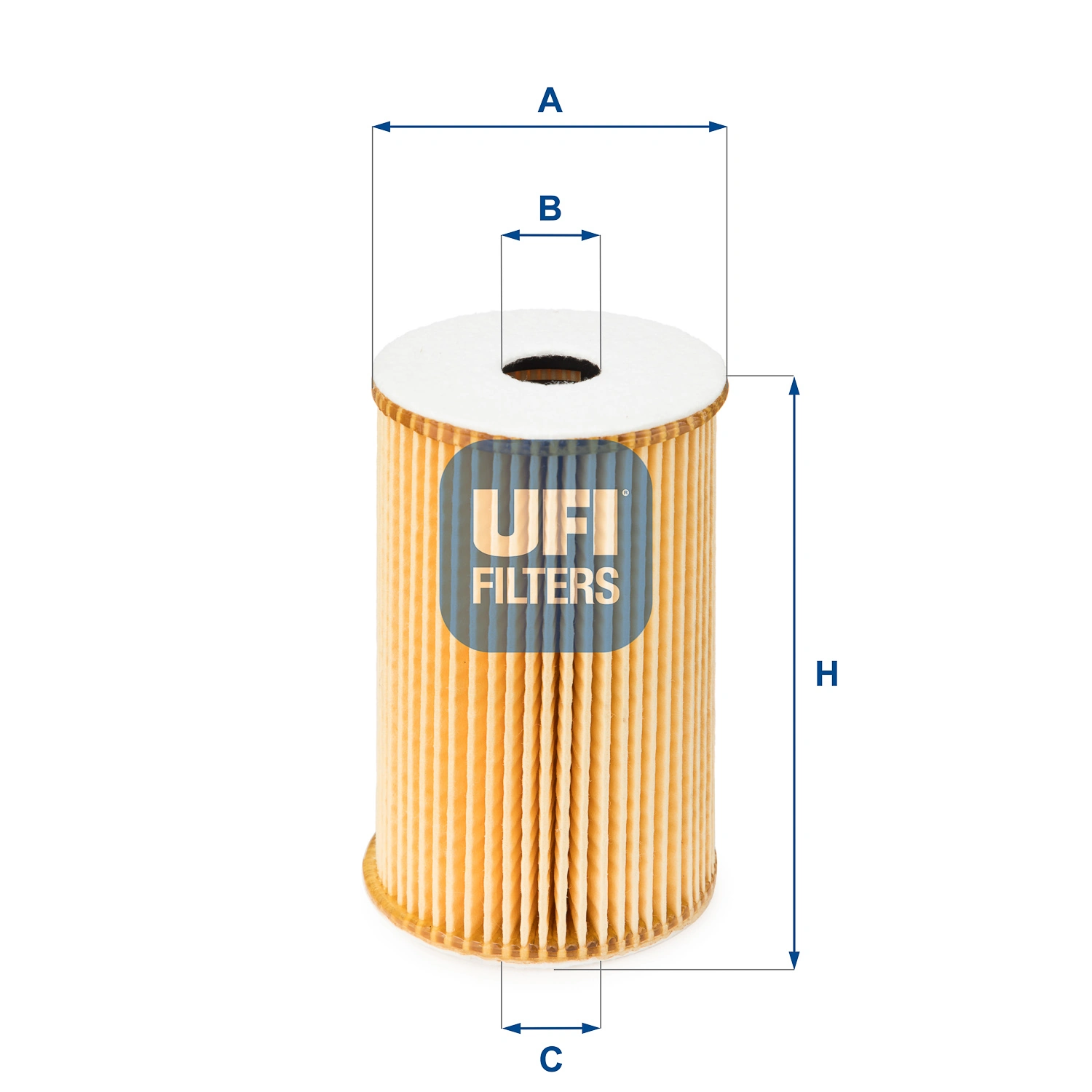 UFI 25.029.00 — Фільтр оливний SKODA FABIA, VW POLO 01- (вир-во UFI)