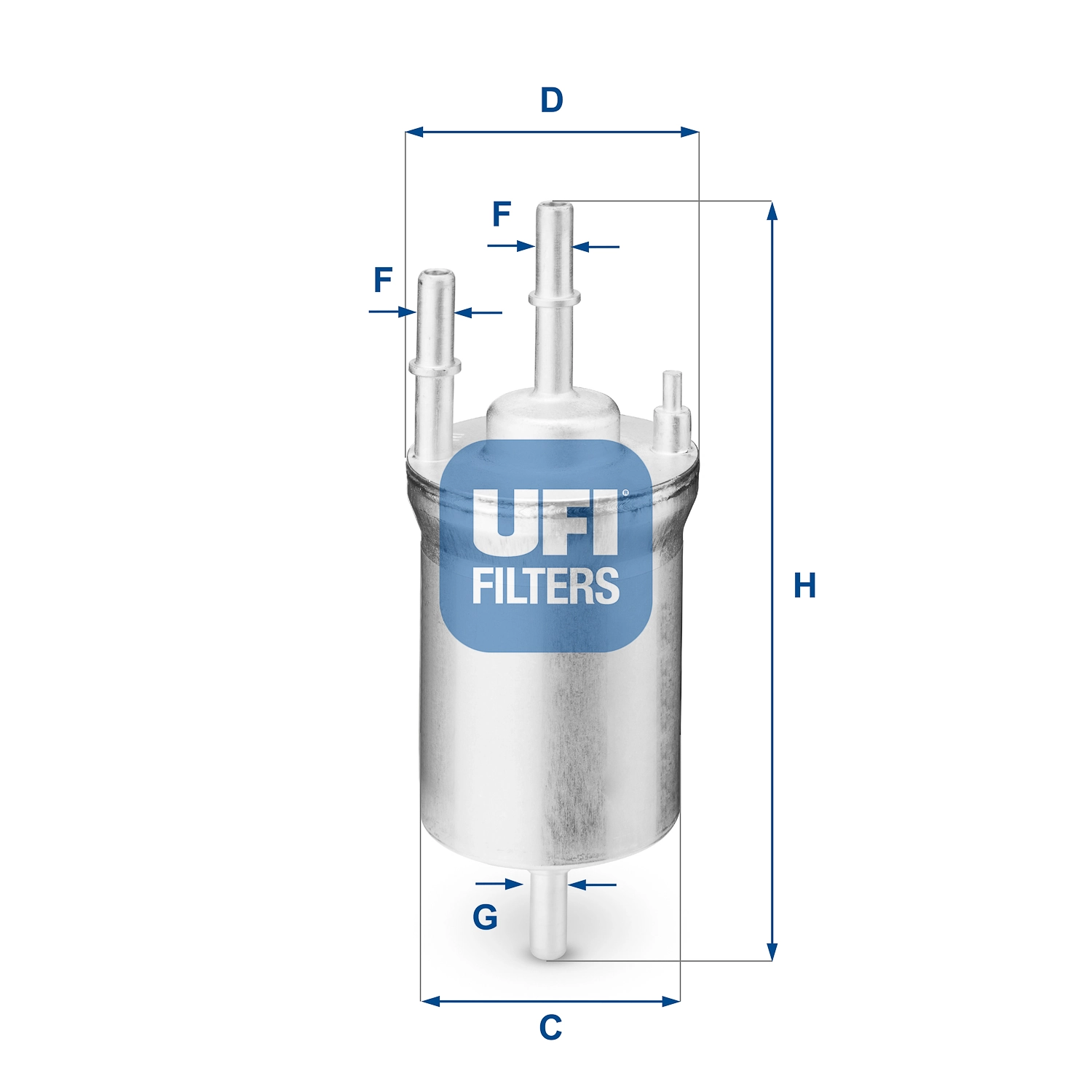 UFI 31.833.00 — Фільтр паливний