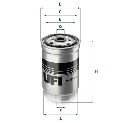 UFI 24.012.00 — Паливний фільтр